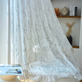 Textiles Sequin Embroidery Lace Mesh Sheer Curtain